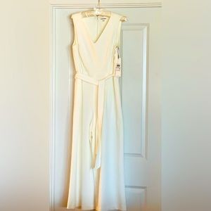 Calvin Klein V-neck Wide leg  jumpsuit.